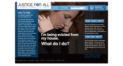 Desktop Screenshot of justiceforalltn.org